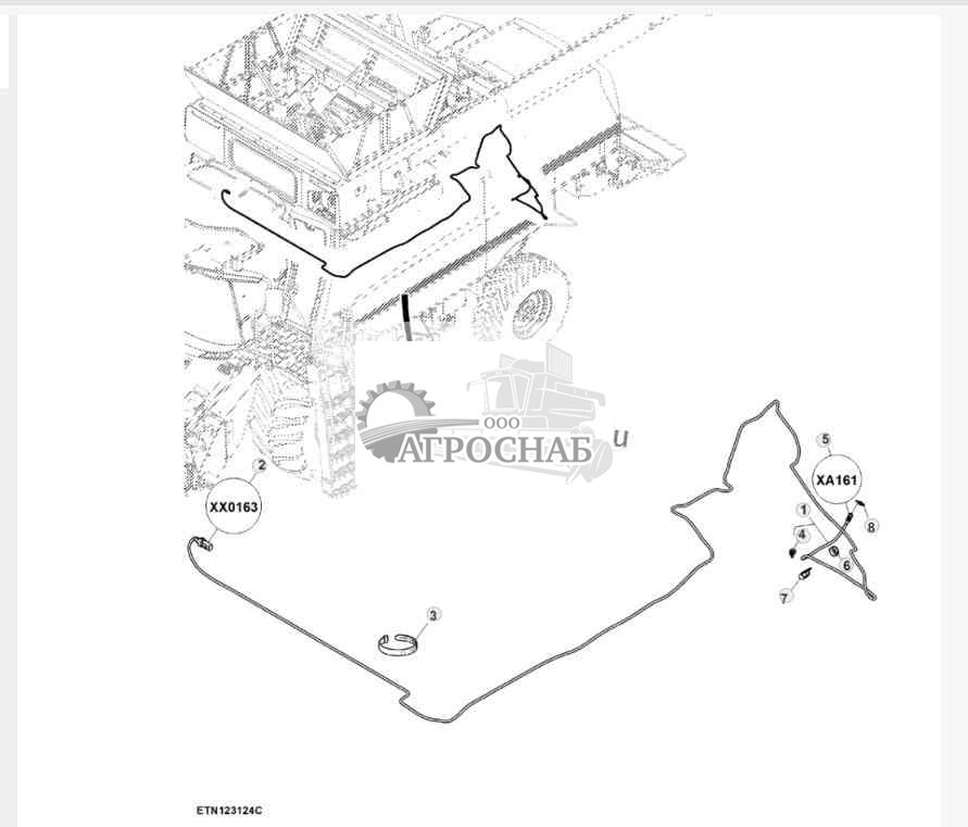 Провод камеры, сцепка, жгут проводов 